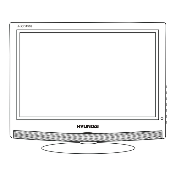 Hyundai H-LCD1509 Instruction Manual