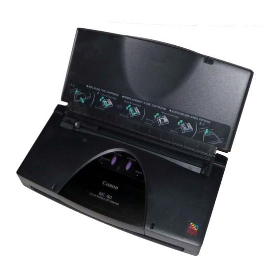 Canon BJC-80 Specification