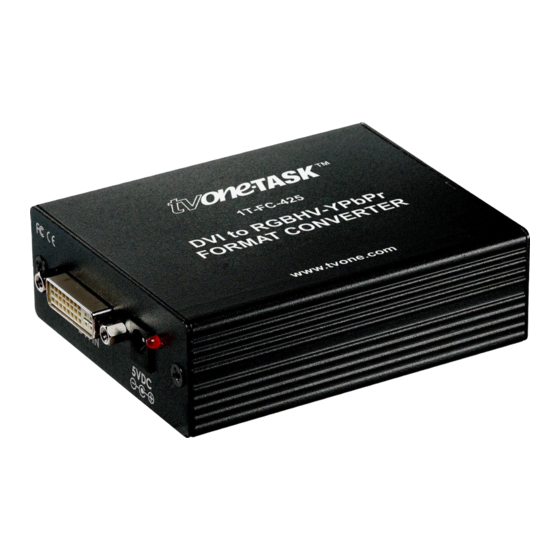 TV One 1T-FC-425 Instruction Manual