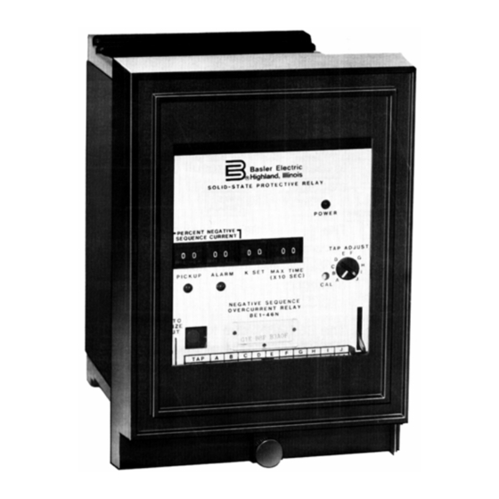 Basler BE1-46N Instruction Manual