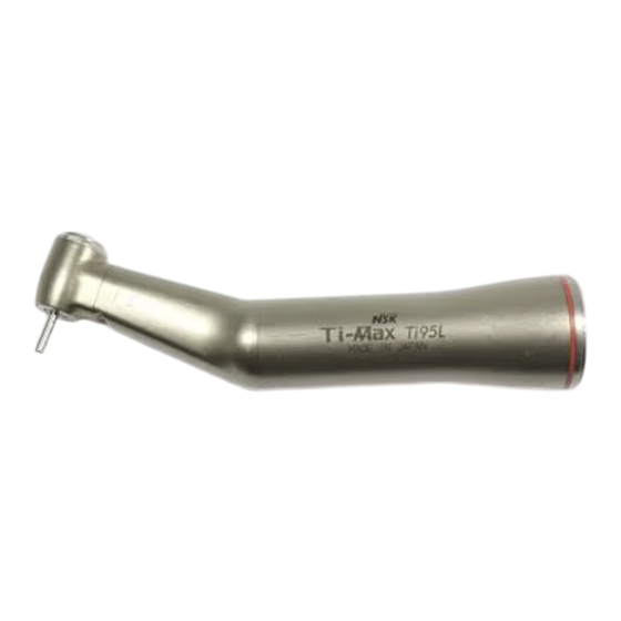 NSK Ti-Max Ti95L Repair Procedure