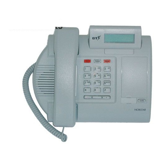 Nortel NTA800-G User's Card Manual