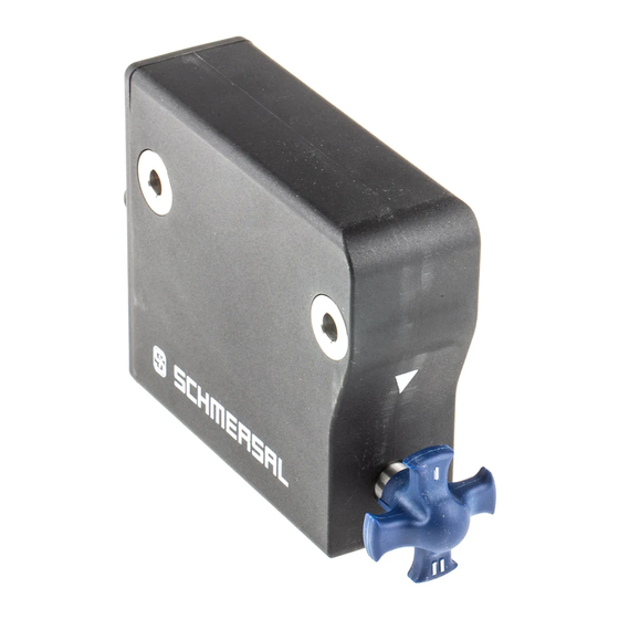 schmersal AZM300B-I2-ST1P2P-DU Assembly And Operation Instructions Manual