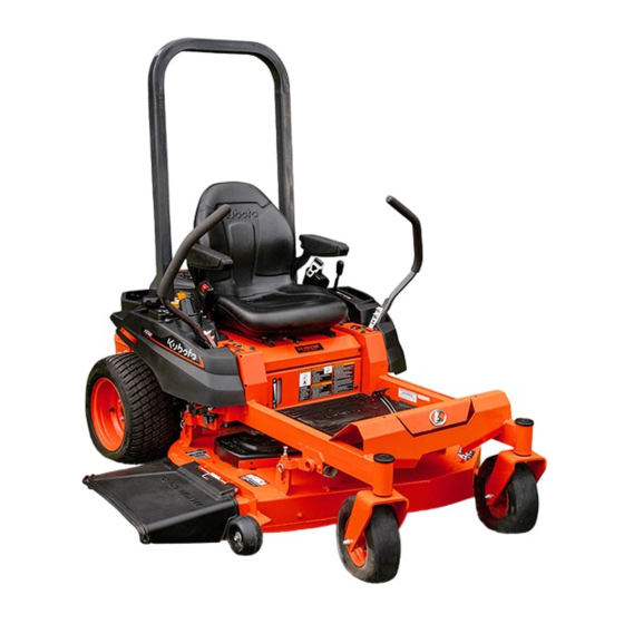 Kubota FR651 Operator's Manual