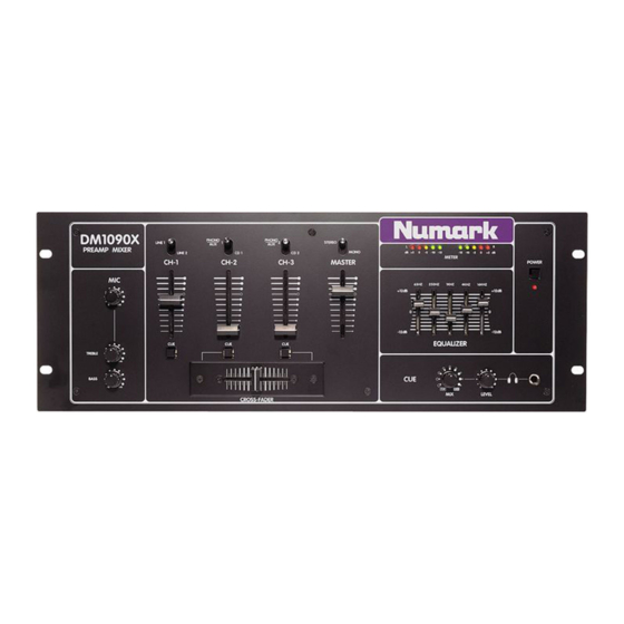 Numark DM1090X User Manual