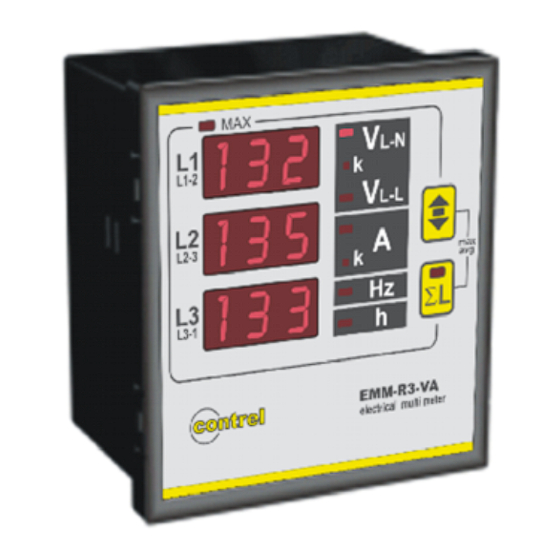 Contrel EMM-m3-VA Instruction Manual