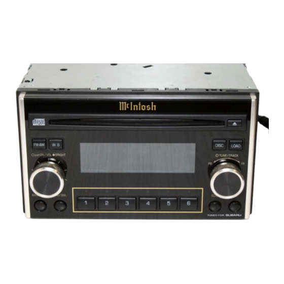 Clarion McIntosh PF-2520I-A Service Manual