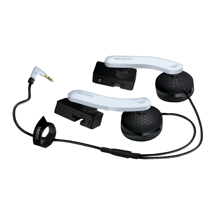 Bionik MANTIS, BNK-9007 - Attachable VR Headphones Manual