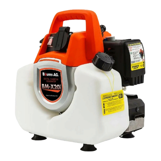 User Manuals: Baumr-AG BM X20i Inverter Generator