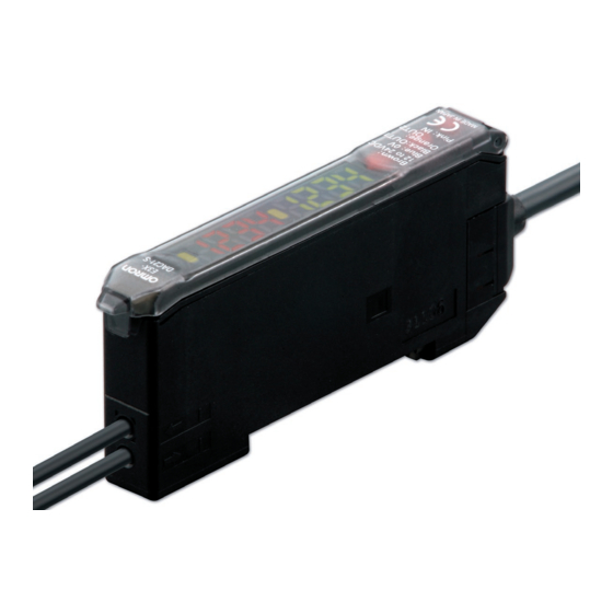 Omron E3X DAC11-S Manual