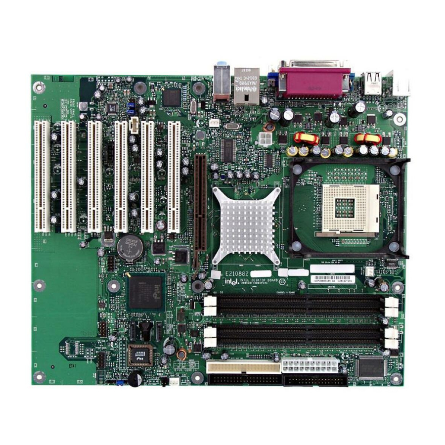 Intel D865GBF Quick Reference