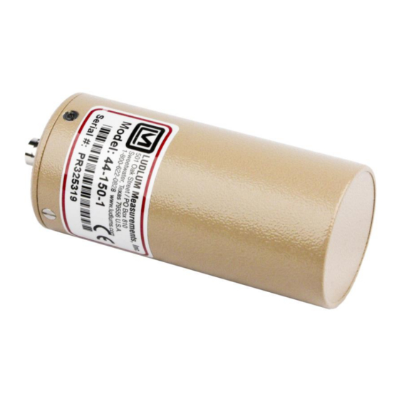 LUDLUM 44-150-1 Manual