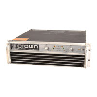 Crown MA-5000 Reference Manual