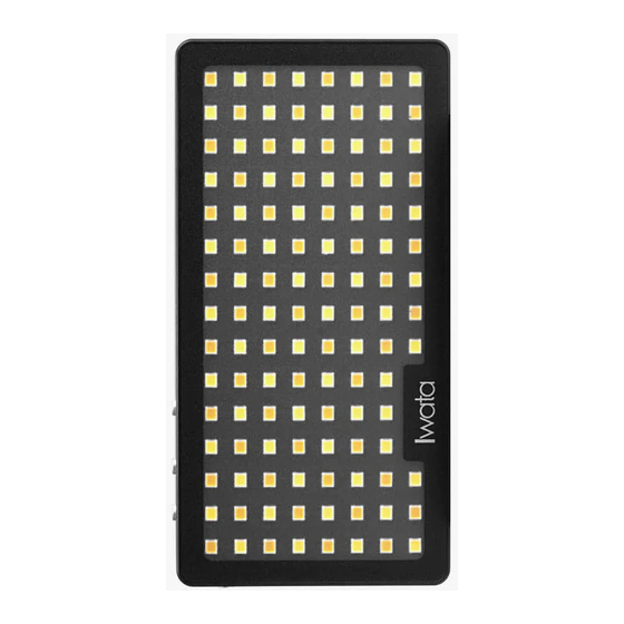 Iwata Genius Light Quick Start Manual