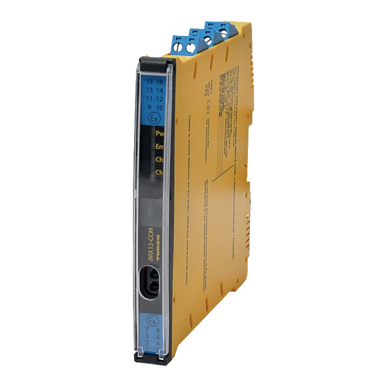 turck IMX12-CCM Series Instructions For Use Manual