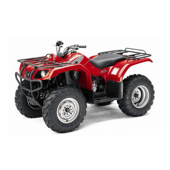 Yamaha GRIZZLY 350 YFM35FGDY Owner's Manual