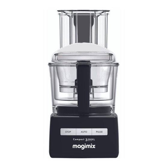 MAGIMIX Compact 3200 XL Instruction And Recipe Book