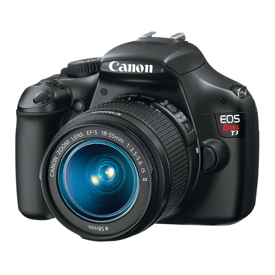 Canon EOS Rebel T3 18-55mm IS II Kit Quick Reference Manual