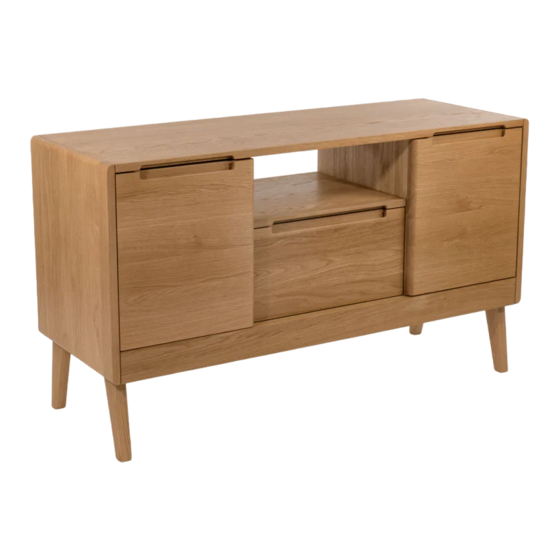 moss DESIGN Caisson Credenza Assembly Instructions Manual