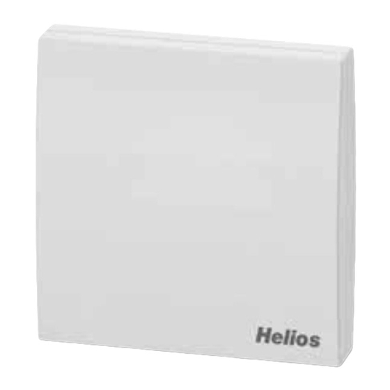 Helios AIR1/KWL-VOC 0-10V Installation And Operating Instructions Manual