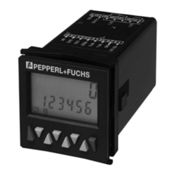 Pepperl+Fuchs KC-LCD-48-1R-24VDC Quick Start Manual