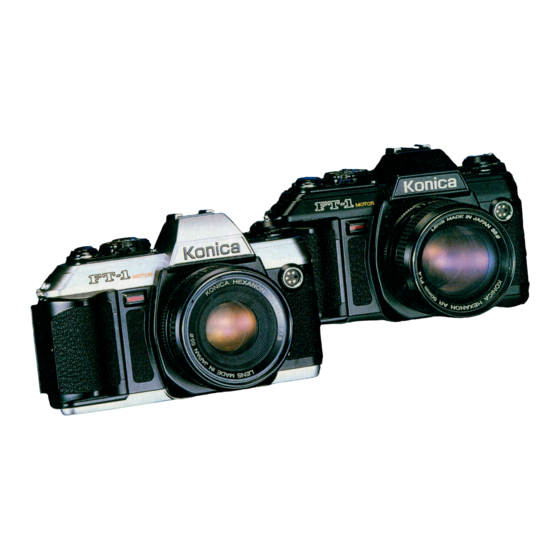 Konica Minolta FT-1 MOTOR Manuals