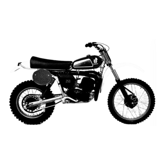 Husqvarna 250 CR Owner's Manual