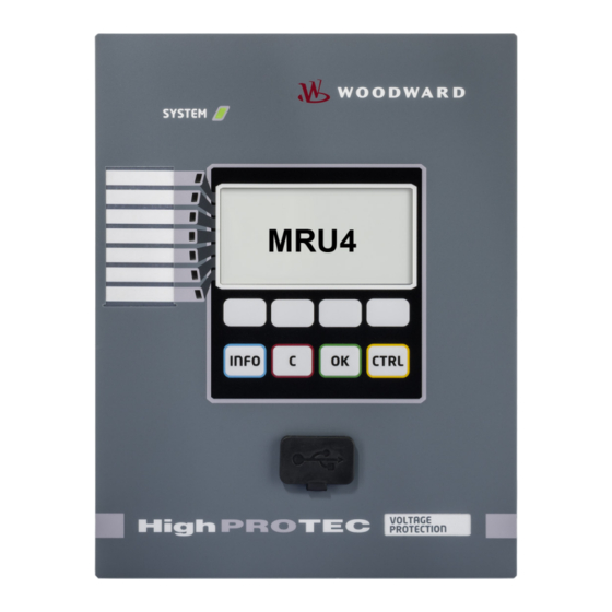 Woodward HighPROTEC MRU4 Manual