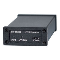 Mat-Tuner mAT-705 Instruction Manual
