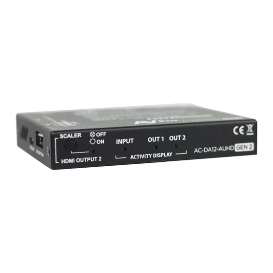 AVProEdge AC-DA12-AUHD-GEN2 User Manual