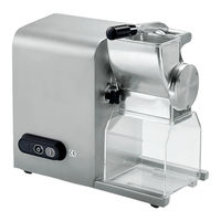 CHEFOOK GRATER HP 1,5 Use And Maintenance Manual