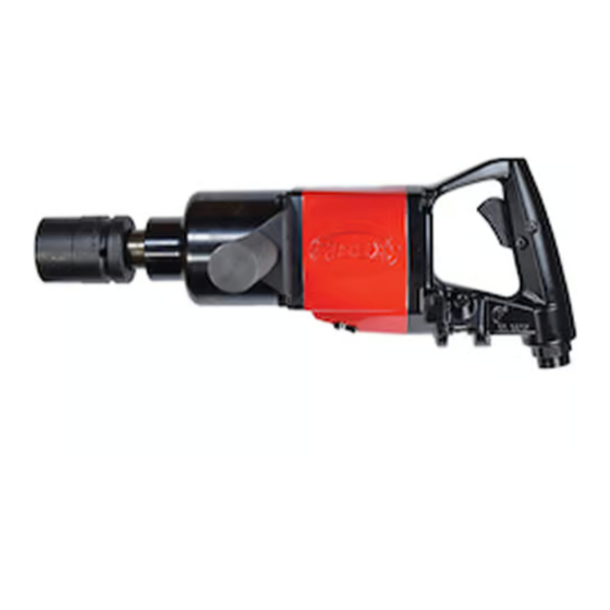 Sioux Tools IW1000MH Instructions-Parts List Manual