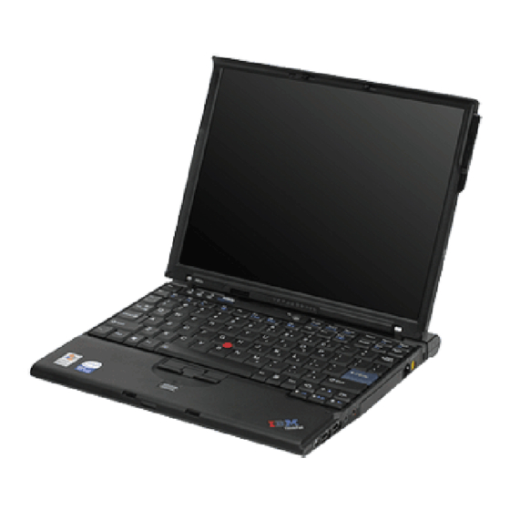 Lenovo ThinkPad X60 1706 Supplementary Manual
