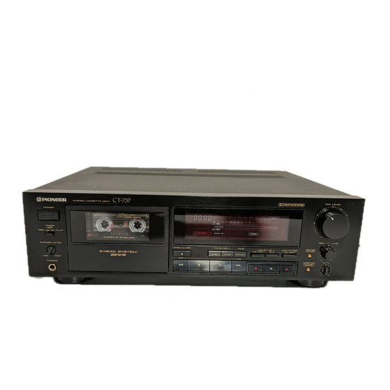 Pioneer CT-91 Service Manual