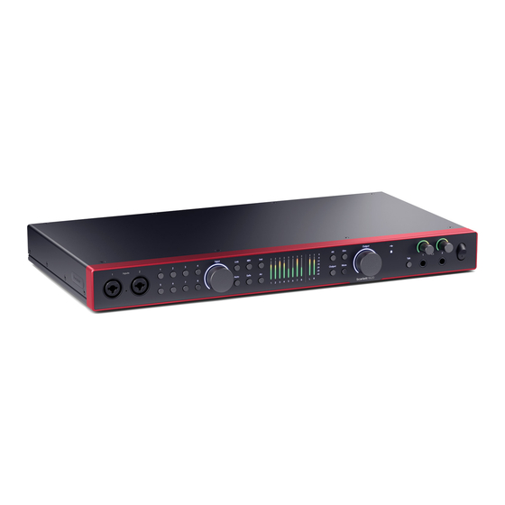 Focusrite Scarlett 18i20 4th Gen User Manual