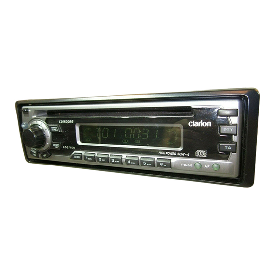 Clarion CDI500R Owner's Manual
