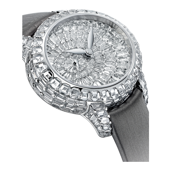 Girard-Perregaux CAT’S EYE HIGH JEWELERY Instructions For Use Manual