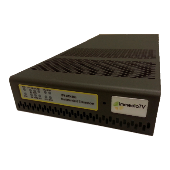 Cobalt Digital Inc BBG-1090-TRX-MPEG Product Manual