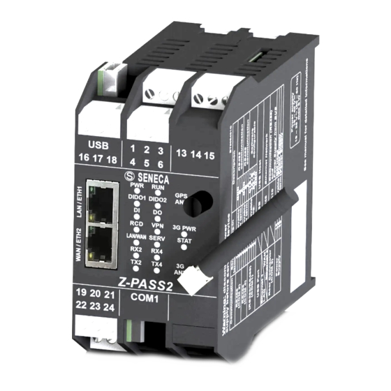 Seneca Z-PASS2 Installation Manual