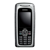 Siemens M75 User Manual