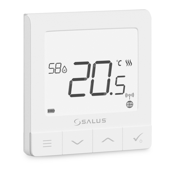 Salus QUANTUM SQ610RF Wireless Thermostat Manuals