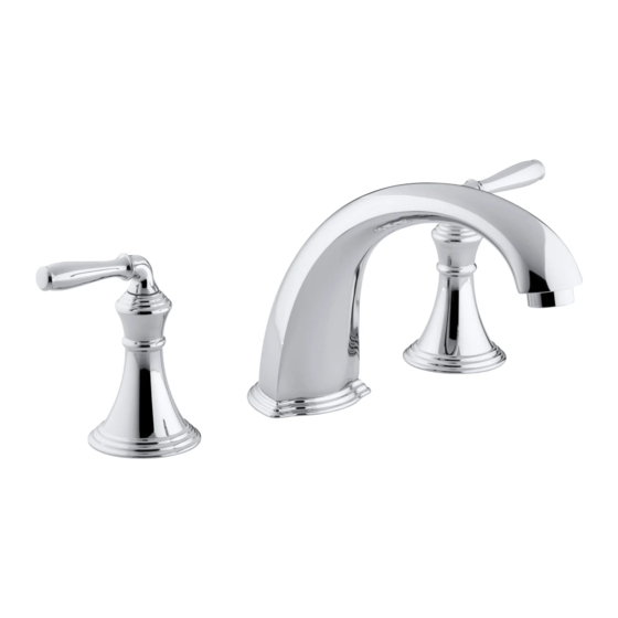 Kohler K-T398 Bath Faucet Trim Manuals