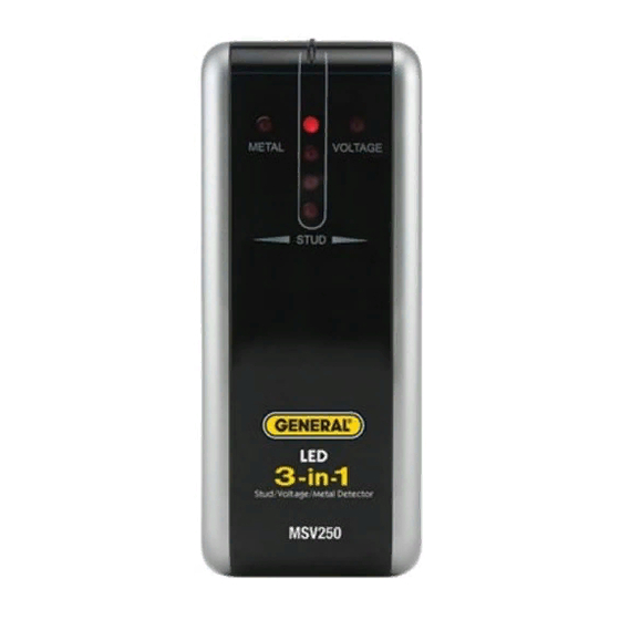General MSV250 User Manual