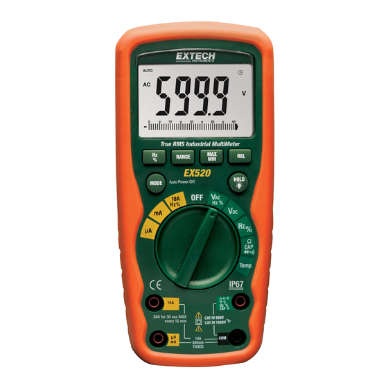 FLIR EXTECH INSTRUMENTS EX520 User Manual