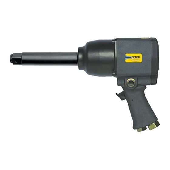 Paoli Avvitatori DP 250 Operating And Maintenance Manual