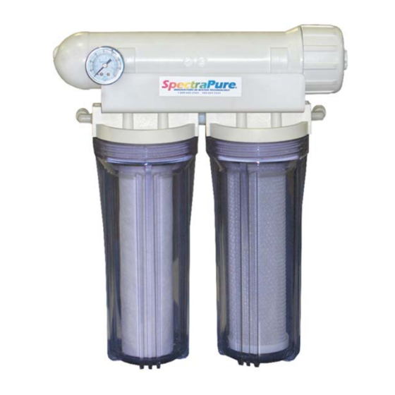 SpectraPure MPRO RO System Installation And Operating Manual