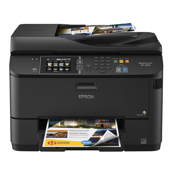 Epson All in One Printer User Manual
