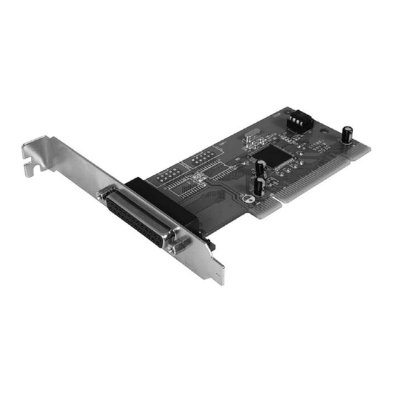 StarTech.com PCI1PECPDV Instruction Manual