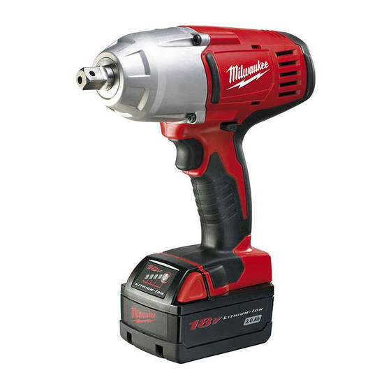 Milwaukee HD18 HIW Original Instructions Manual