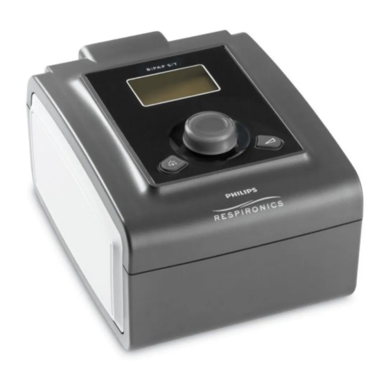 Philips BiPAP S/T Quick Start Manual